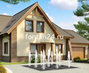 Уличный фонтан "Суперкуб" 3x3 м