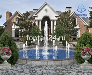 Уличный фонтан "Маркиза" ø=8 м